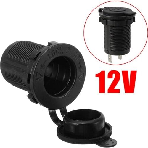 New Arrival 12V Car Cigarette Lighter Female Plug Outlet for Auto Motorcycle Boat Power Socket Convertor Cars Interior Parts