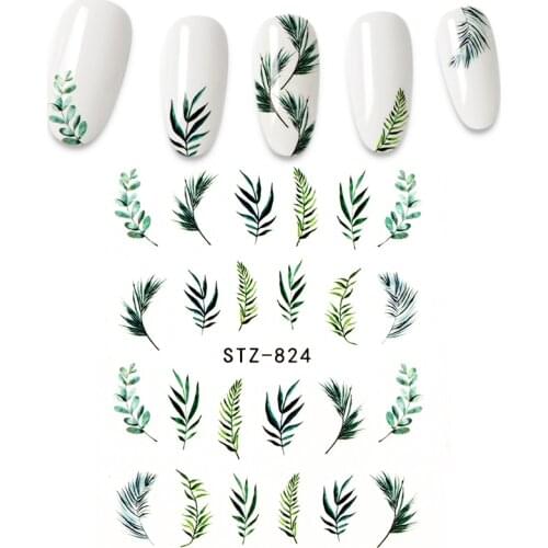 New 3D Flower Nail Art Water Transfer Sticker Flower Manicure Decoration Skill Nail Decal Tool DIY Stickers For Nails
