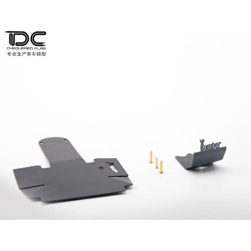 Axial 90048 metal bottom plate rear axle protection