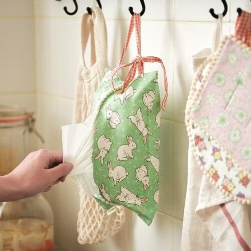 Pastoral Fabric Car Car Drawing Paper Bag Car Tissue Bag Hanging Cute Tissue Box