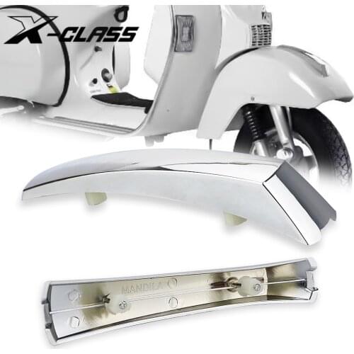Motorcycle Front Fender Nose Decorater Beak Sliver Plastic Scooter Accessories for Vespa PX 125 150 200 LML T5 All Year