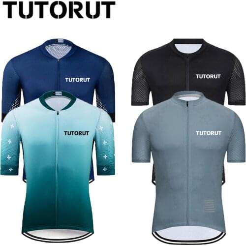 Professional Cycling Jersey For Man Short Sleeve Shirts Sportswear Quick Dry Bicycle Clothes Wicking With Three Pockets