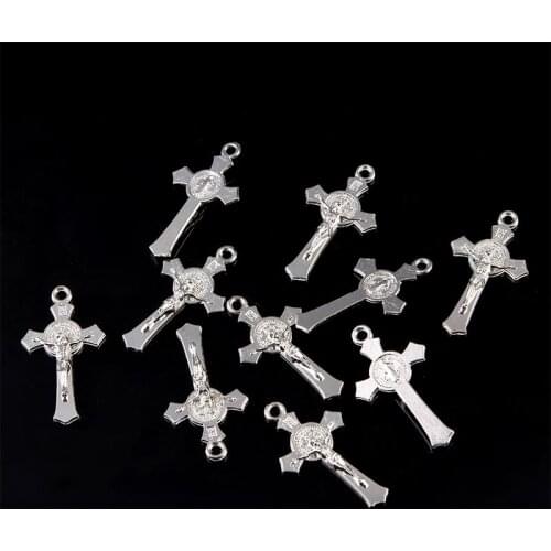 Religious classic universal cross crafts cross medallion, Jesus cross necklace handmade medal jewelry cross