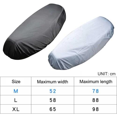 Motorcycle Seat M/L/XL Net Protector Insulation Cushion Electric Bike Universal Waterproof Dustproof Cover
