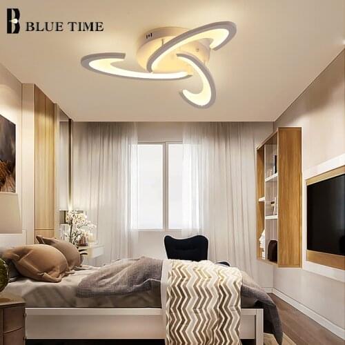 Led Chandelier Black&White Modern Ceiling Chandelier Lights for Living room Bedroom Kitchen Dining room Corridor Aisle Lights