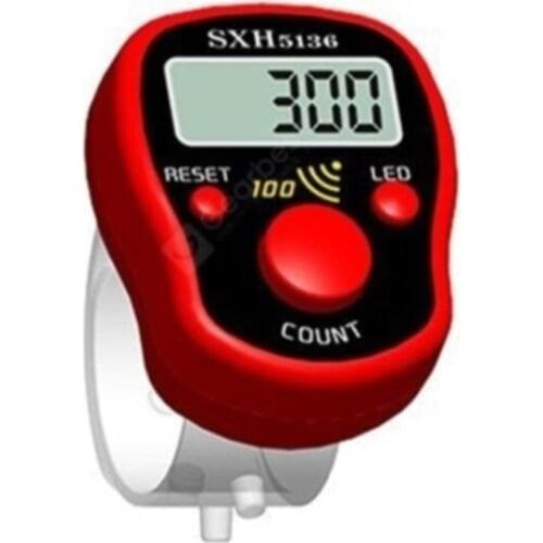 Voice Luminous Zikirmatik Digital Ring Each 100 Alarm At-3 Pcs