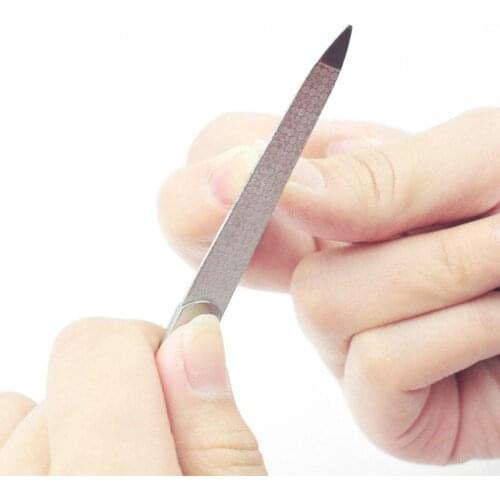 1PC/5PCS Double Sided Nail Files Manicure Grooming DIY Manicure Pedicure Tools