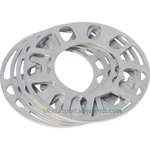 4pcs/lot) 4x98 4x100 4x108 4x114.3 5x100 5x105 5x108 5x112 5x114.3 5x120 Racing Car Wheel Spacers ET Adjusting Shims