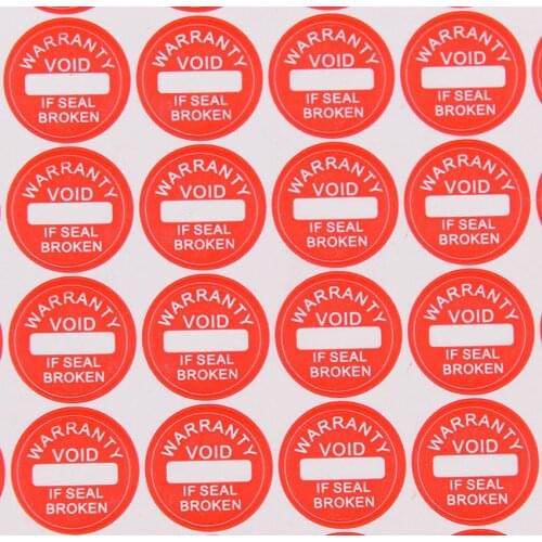 5 sheets (520 pieces in total) 10mm x 10mm Strong Adhesive Guaranteed Friable Seal Label Sticker Universal Guarantee VOID Sticke