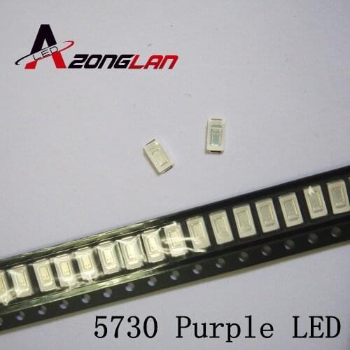 5630/5730 4000pcs SMD/SMT UV/purple Light chip lamps 395-400nm LED crystal Clear beads LED GOOD quality