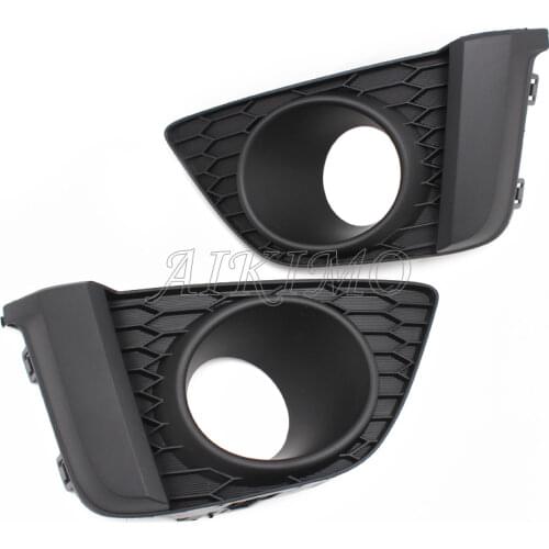 Car Left/Right Side Car-Styling Front Bumber Fog light Fog Lamp Cover Hood Garnish For HONDA FIT JAZZ GK5 2015 2016 2017