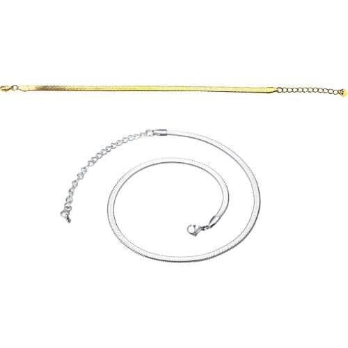 Women Men Stainless Steel 4mm Classic Hip Hop Chain Necklace Jewelry New