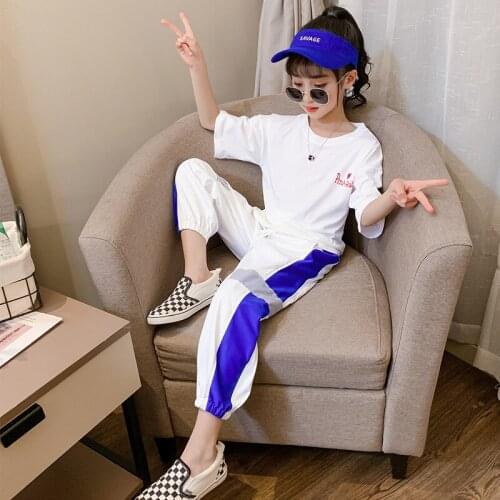 Dion Babyhome Childrens Sets Kids Clothes Cotton Short Sleeve Suit Teen Valentines Day Outfit Boutique Girl Clothes 4 5 Year