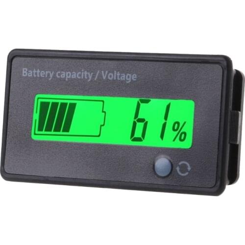 DC 12V-84V Lead-acid Battery Capacity Indicator Voltage Meter LCD Voltmeter Monitor