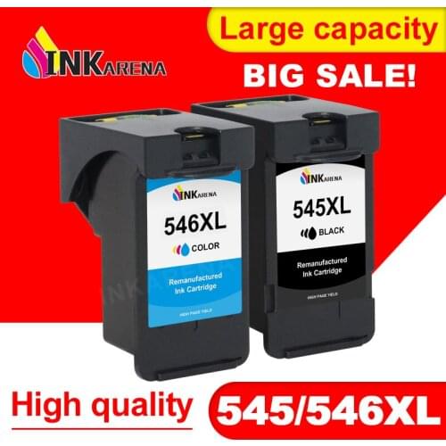 INKARENA Compatible pg-545 545XL 546XL Ink Cartridge Replacement for Canon PG545 CL546 for Pixma MG3050 2550 2450 2550S 2950