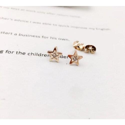 Classic Korean Earrings New Goddess Luxury Gold Luxe Fashion Jewelry Stainless Steel For Women