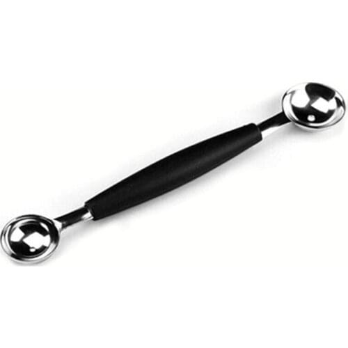 Melon Ball Scoop Fruit Spoon Ice Cream Sorbet Stainless Steel Double-end Cooking Tool Kitchen Accessories Gadgets