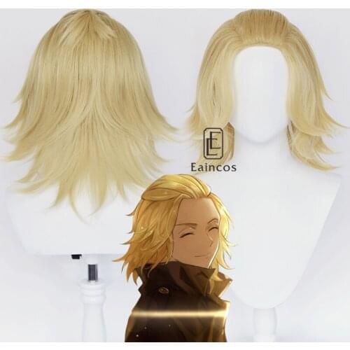 Anime Tokyo Revengers Manjiro Sano Cosplay Wig Halloween Carnival Wigs Heat Resistant Synthetic Hair