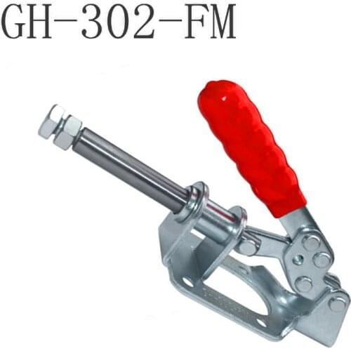 300 Lbs/136Kg Holding Capacity Toggle Clamp GH-302FM Quick Release Horizontal Clip Push Pull Type Woodworking Clamps
