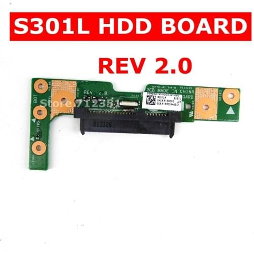 S301LA HDD BOARD REV 2.0 For ASUS VivoBook S301LA S301 S301L Laptop Notebook motherboard Mainboard HDD BOARD IO BOARD Test OK