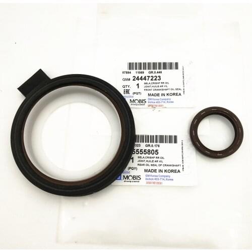 Original Engine Crankshaft Oil Seal Front and Rear For Chevrolet Cruze Sonic Orlando Opel Astra Corsa OEM# 24447223 55555805