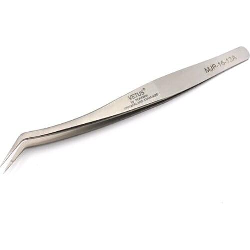Vetus MJP Series Top Quality Makeup Tweezers for Professional Super Blossom Volume Eyelashes Planting Hyper Fine Tip Pinzas