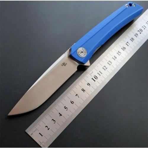 3 Colors CH3002 G10 Flipper Folding Knife D2 Blade Ball Bearings Camping Fruit Knife Tactical Survival Knife