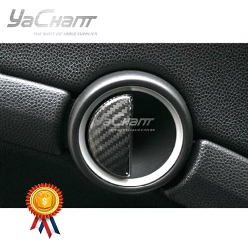 Dry Carbon Fiber Interior Door Trim Fit For 2006-2013 R55 R56 R57 R58 R59 Inner Door Pull Cover
