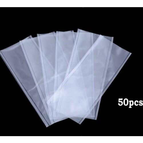 50pcs/lot PVA Carp Fishing Baits Bags Quick Water Soluble Baits Bag Mesh Bag for Solid Bait Fishing Accessories Pesca Bait Bag