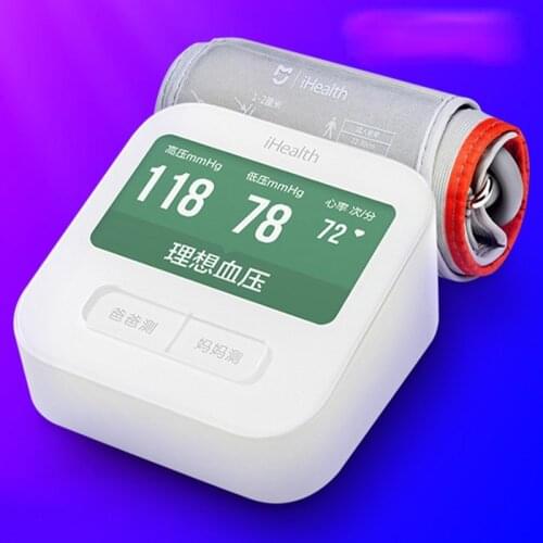 TT Xiaomi MiJia IHealth Blood Pressure Measuring Instrument Intelligent Electronic Sphygmomanometer Machine Bpm Household Upper