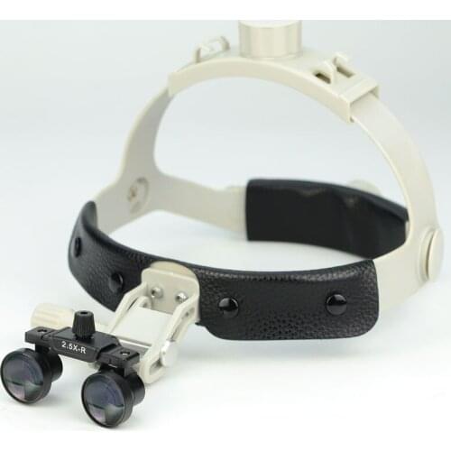 Magnification 2.5X Binoculars Dental Loupe Magnifier Surgery Medical Helping Hand Magnifying Glass 550mm Long Working Distance