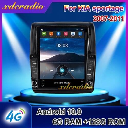 Xdcradio 10.4" Android 10.0 Tesla Style Vertical Screen For Kia Borrego Mohave Car Radio Auto Multimedia Player GPS Navigation