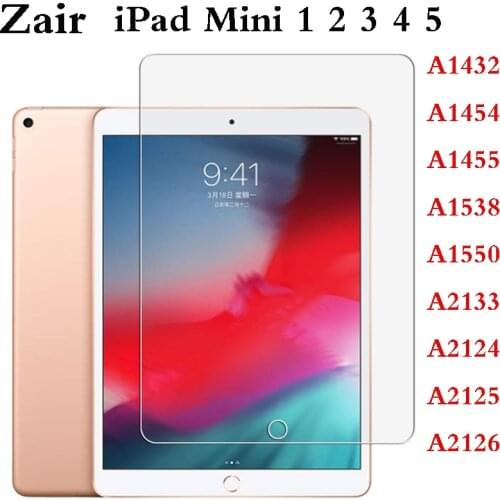Tempered Film For iPad Mini 1 2 3 4 5 7.9'' Full Coverage Screen Protector Glass For Apple iPad A1432 A1489 A1599 A1538 A2133