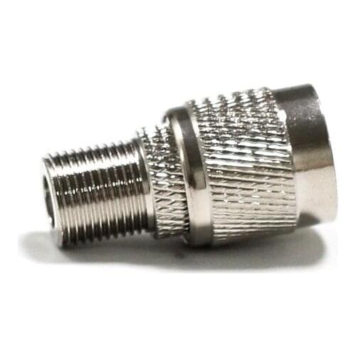 1pc TNC Male Plug switch F Female Jack RF Coax Adapter convertor Straight Nickelplated NEW wholesale