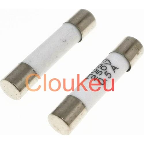 10Pcs 5*25 Fast blow Ceramic Fuse 5x25mm Fuse 250V 0.5A 1A 2A 3A 4A 5A 6A 8A 10A 13A 15A 16A 20A RO55