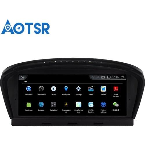 Aotsr Android 4.4 Car GPS Navigation NO DVD Player Headunit For For BMW 5 Series E60 (2005-2010) 1 Din Radio Multimedia Stereo