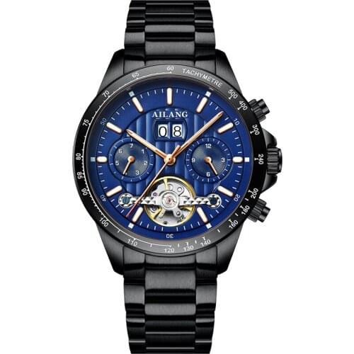 AILANG New Mens Fashion Business Multifunctional Design Date Display Week Dial 12 Hour 30 Life Waterproof Luminous Watches 207