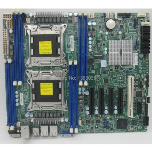 DHL EMS free shipping X9DRL-IF server motherboard C602 chipset LGA 2011 DDR3 tested working