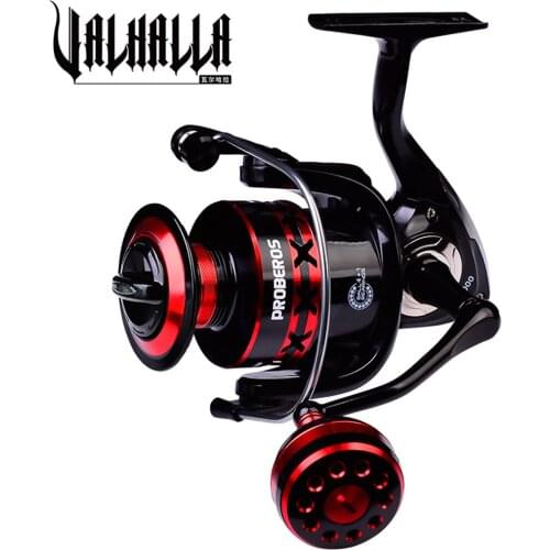 VALHALLA 4+1BB Spool Spinning Reel Drag 11-21KG Fishing Reel 2000-7000 Series CNC Mechine Saltwater Metal Carp Reel Fishing
