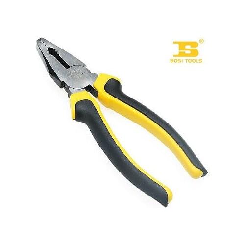 7"/175mm European type Combination Plier with Double Color PVC Handle