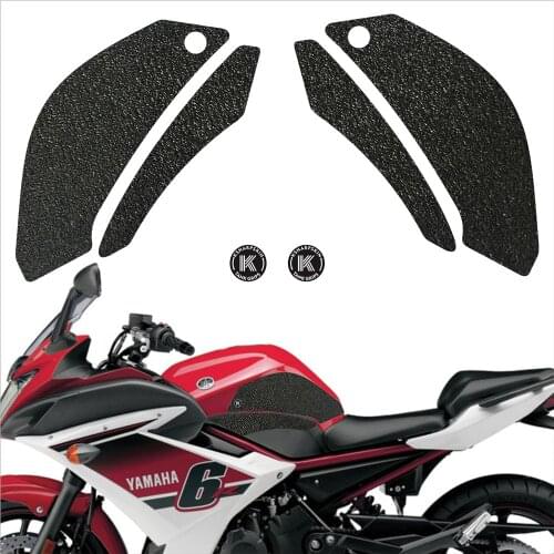 KSHARPSKIN Fuel tank grip motorcycle sticker Fuel tank side protection decal for YAMAHA 09-17 FZ6R 09-15 XJ6 DIVERSION F
