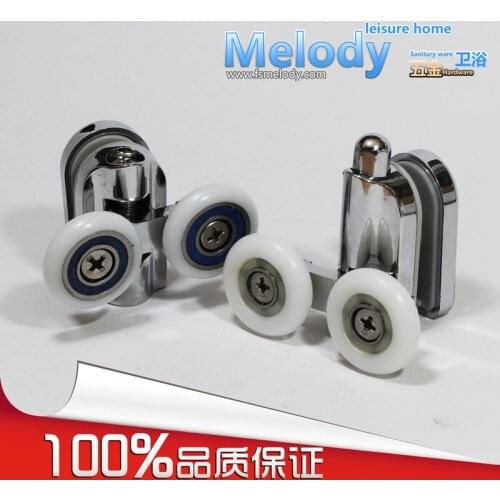 Me-rp021 shower pulley sliding door arc shower room swing round bounce high quality wheel bearings