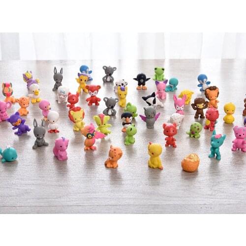 10 Pcs/set Cute Mini 3D Animal Model Decoration Cat Dog Micro Landscape Accessories Simulation PVC Animal Doll Toy
