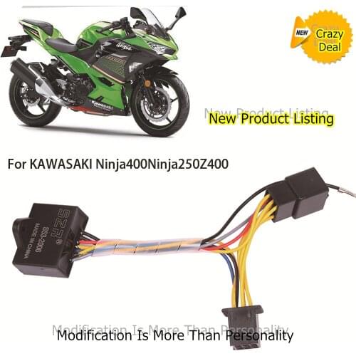 Motorcycle modified double flash suitable for Kawasaki Ninja Ninja400 250 Z400 flasher double flash switch