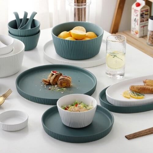 Nordic Household Tableware Set Round Sauce Dish Spoon Set Small Spoon Solid Color Kitchen Accessories Tableware Spoon Set