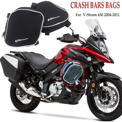 New Motorcycle Frame Crash Bars Bags Repair Tool Placement Bag For Suzuki V-Strom 650 DL650 for Givi for Kappa Crash Bars