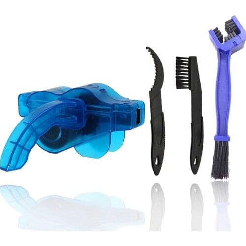 Bicycle Chain Cleaner Portable MTB Road Bike Quick Washing Kit Cycling Cleaning Brushes Scrubber Bike Maintenance Tools BC0009