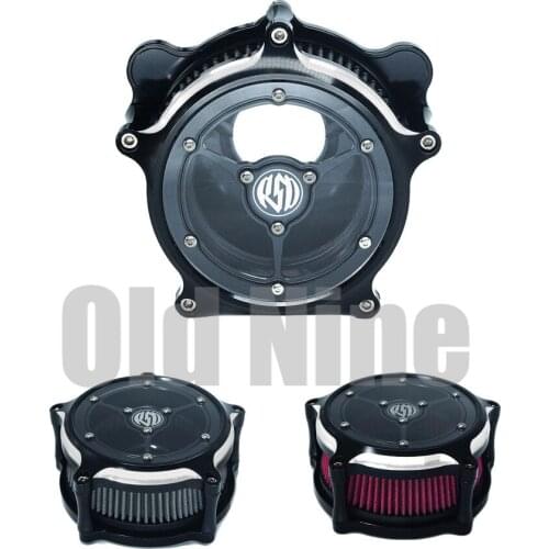 Motorcycle Air Cleaner Intake System Filter For Harley Touring 2017-up XL Sportster 91-17 13-14 FXSB FXSBSE 13-14 Touring RSD