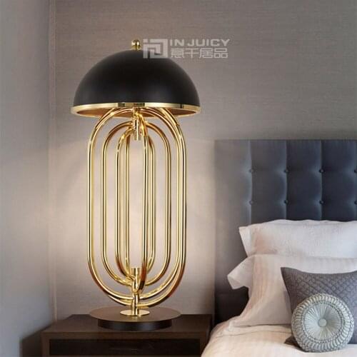 Nordic Modern E14 LED Iron Aluminium Table Lamp Desk Light Lighting Bedroom Reading Living Room Home Corridor Loft Hall Decor