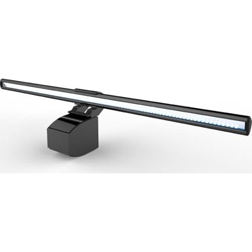 LED Task Lamp with No Glare on Screen for Eyes Care, USB Powered Computer Monitor Light Save Desk Space, 3 Color Temperature